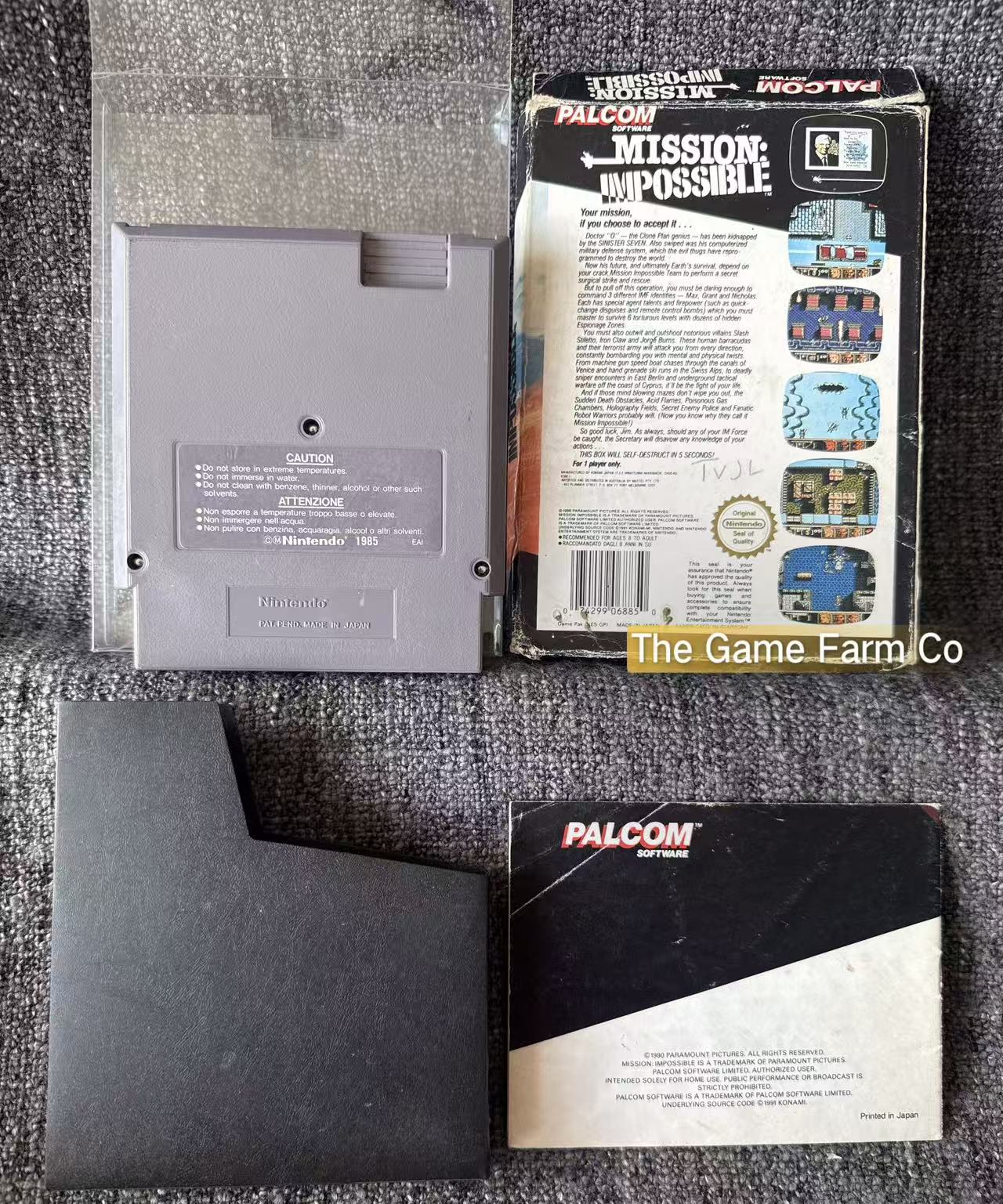 Mission Impossible Game Boxed - Nes - Nintendo / Entertainment System - Pal Version
