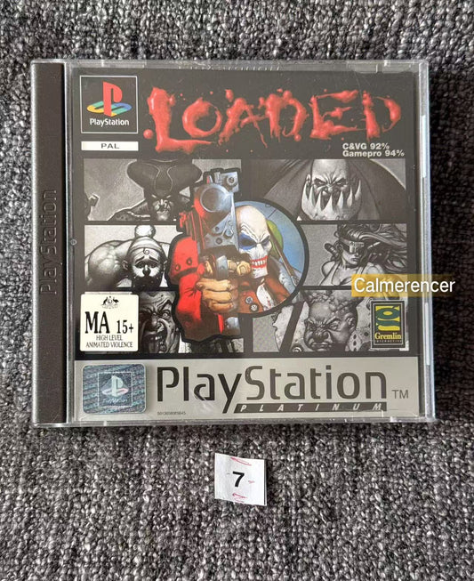 Loaded In mint like condition- Sony Playstation One (PS1) Game