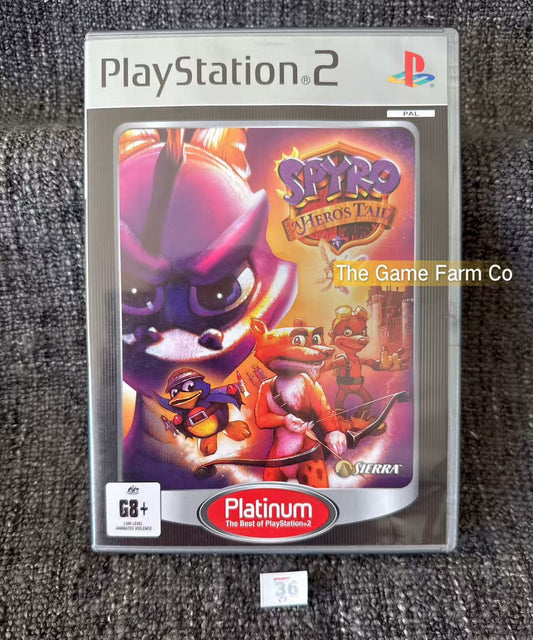 Spyro Heroes Tale Game In close to mint condition - Sony PlayStation 2 (PS2)