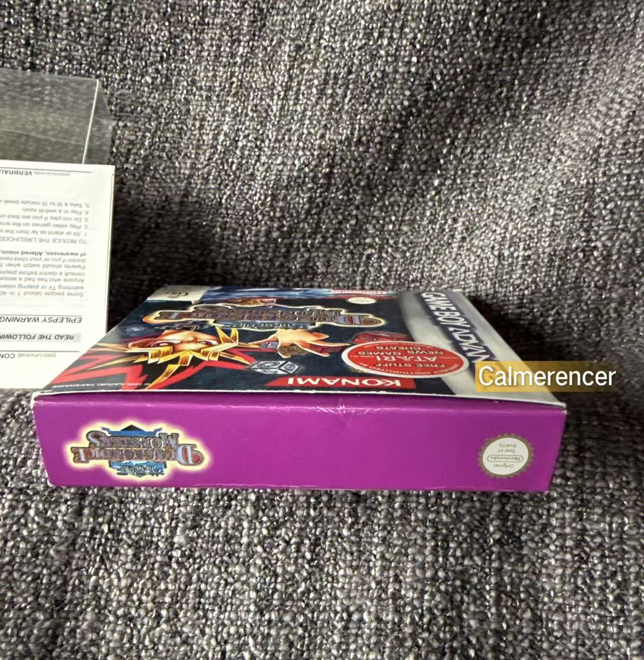 Yu Gi Oh  Dungeon Dice Monsters Boxed/Complete Game -Nintendo Gameboy Advance Cart GBA - Pal Version