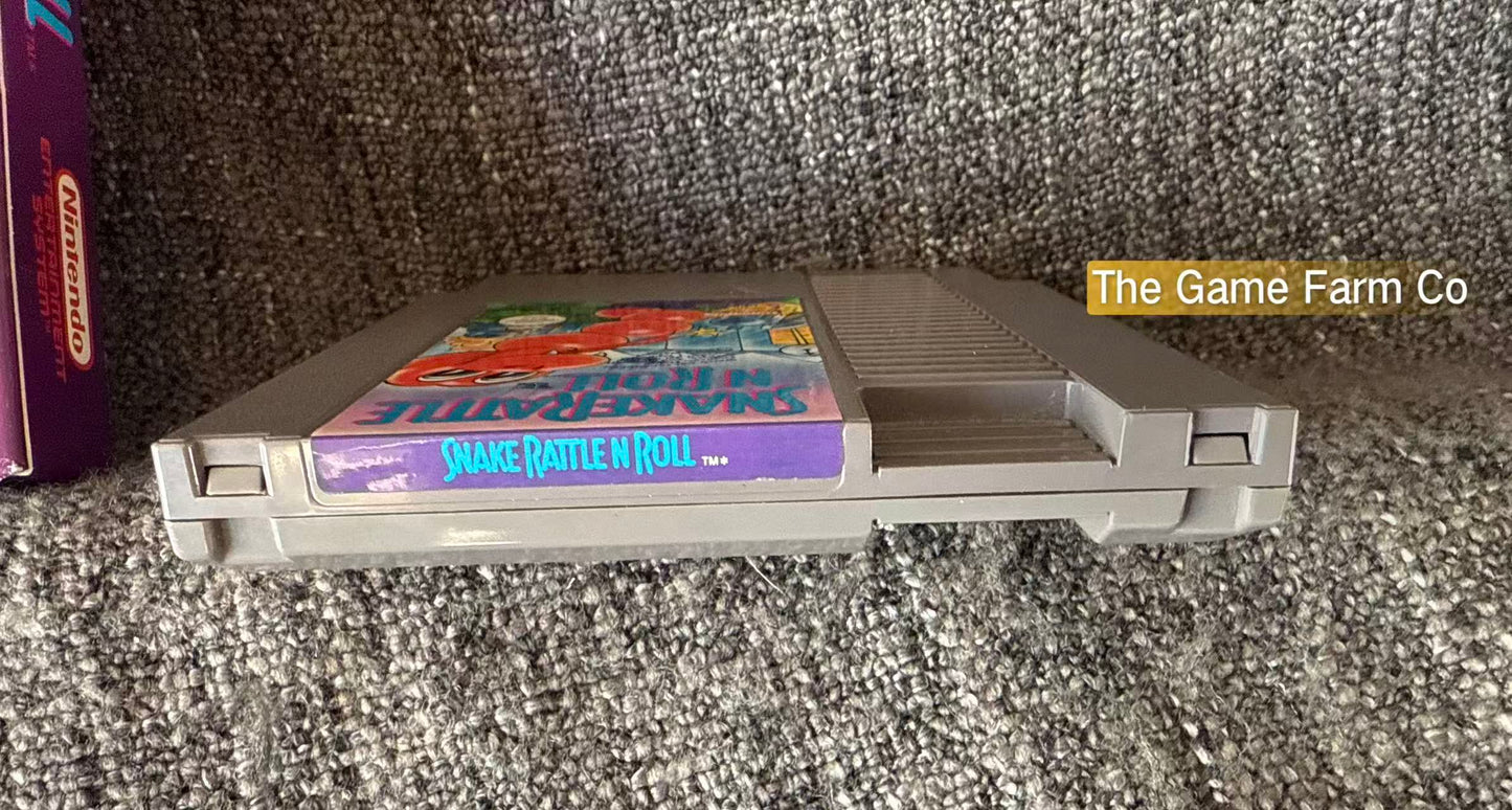 Snake Rattle 'N' Roll Boxed Game - Nes - Nintendo / Entertainment System - Pal Version