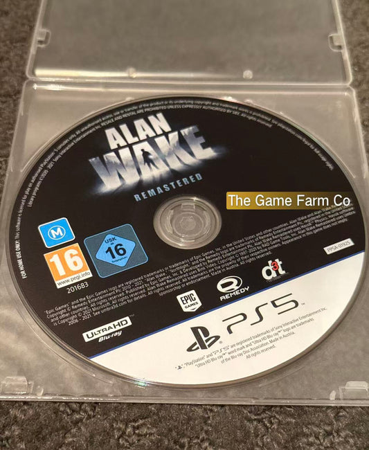 Alan Wake Loose Game - Sony Playstation 5 - Pal Version