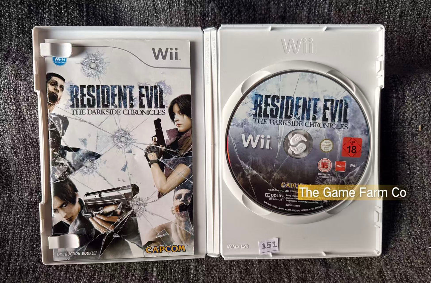 Resident Evil The Darkside Chronicles (Nintendo Wii) CIB Complete PAL