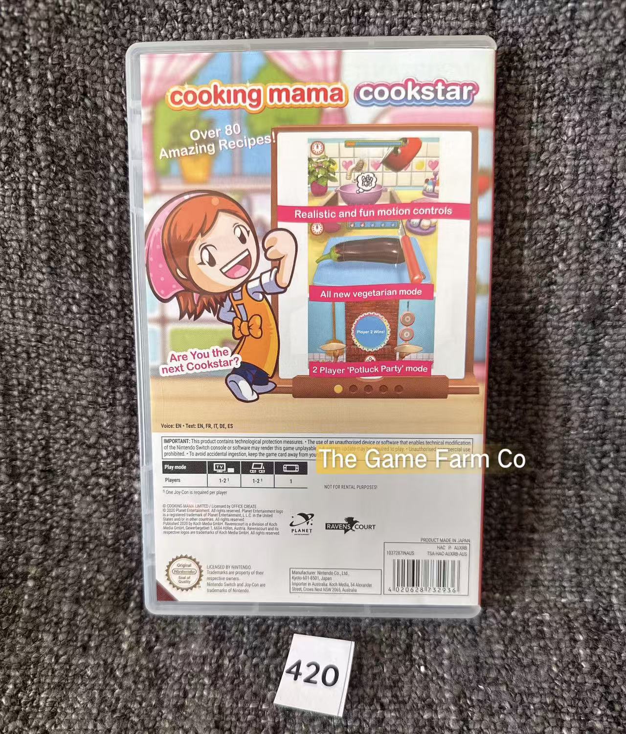 Cooking Mama: Cookstar Nintendo Switch Physical Game Cartridge PAL Tested Used