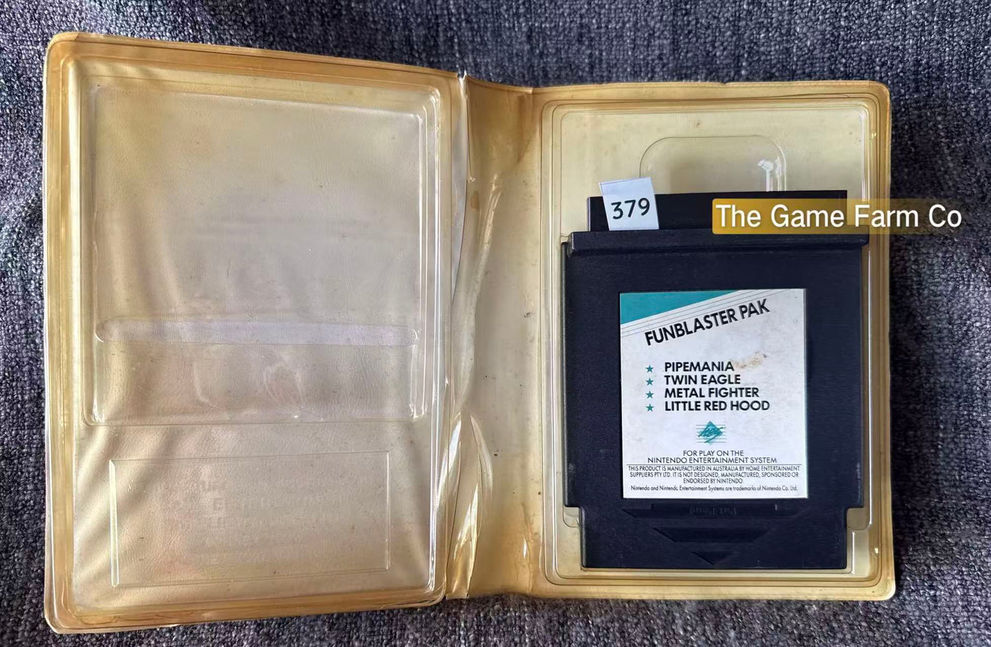 Fun Blaster 4 Pak Game -Hes/Nes - Nintendo / Entertainment System - Pal Version