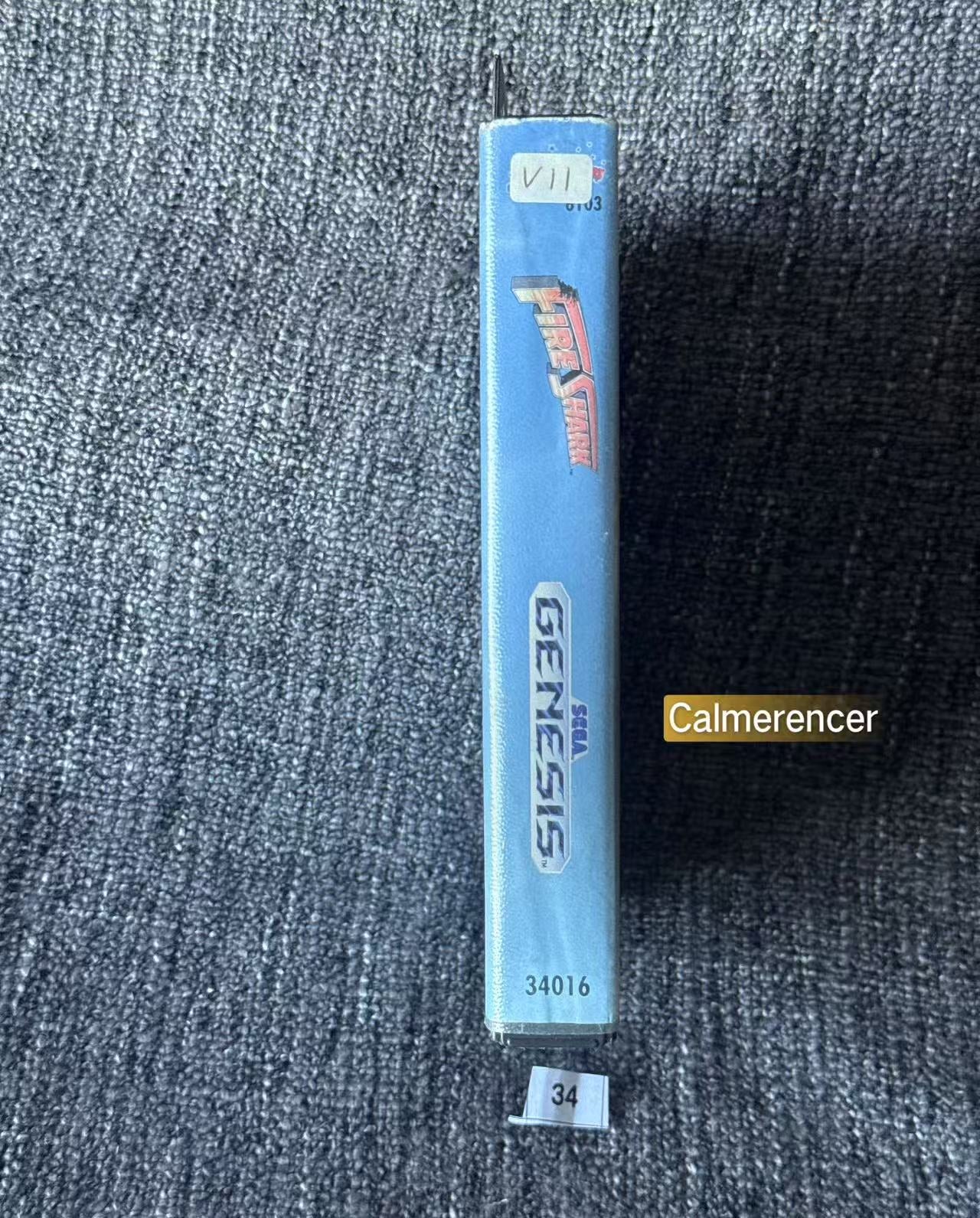 Fire Shark Game - No manual Sega Mega Genesis