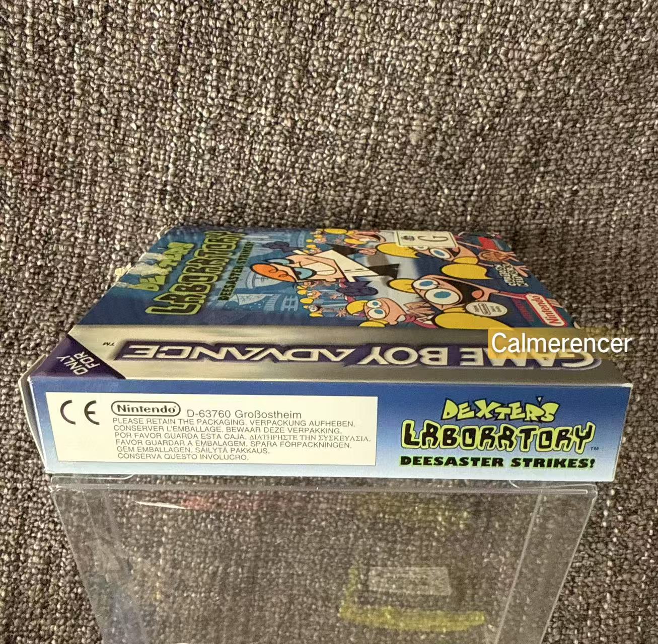 Dexter's Laboratory Deesatar Strikes Boxed Game -Nintendo Gameboy Advance GBA - Pal Version