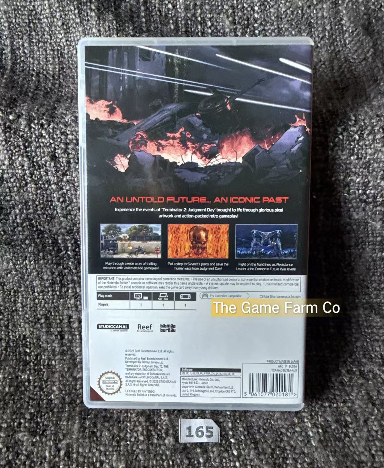 Terminator 2D No Fate Day One Edition (Nintendo Switch) CIB Complete PAL