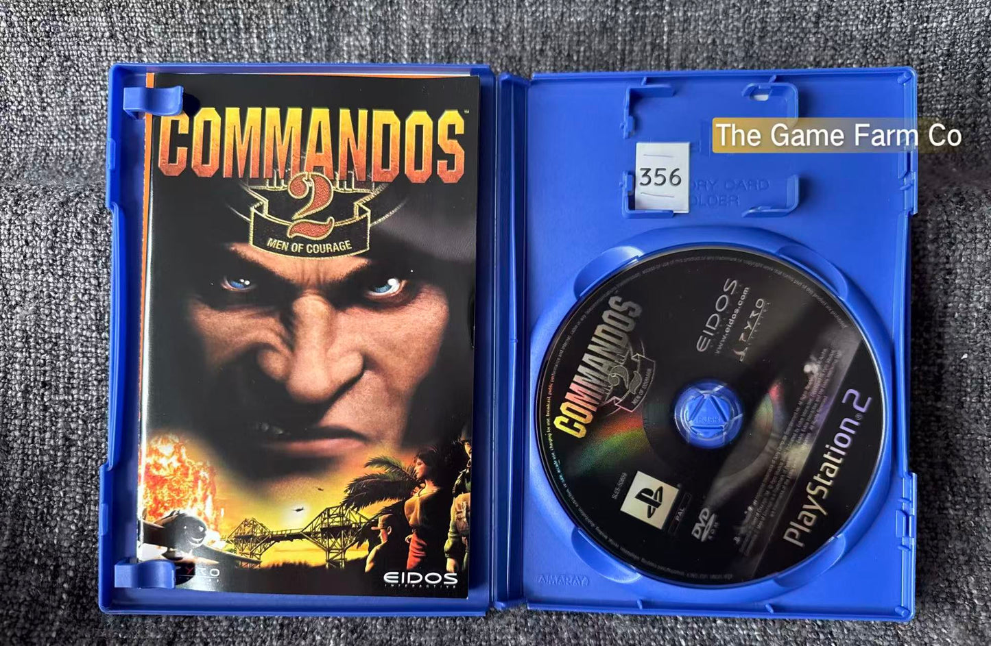 Commandos 2 Men Of courage Game In Mint Condition - Sony PlayStation 2 (PS2)