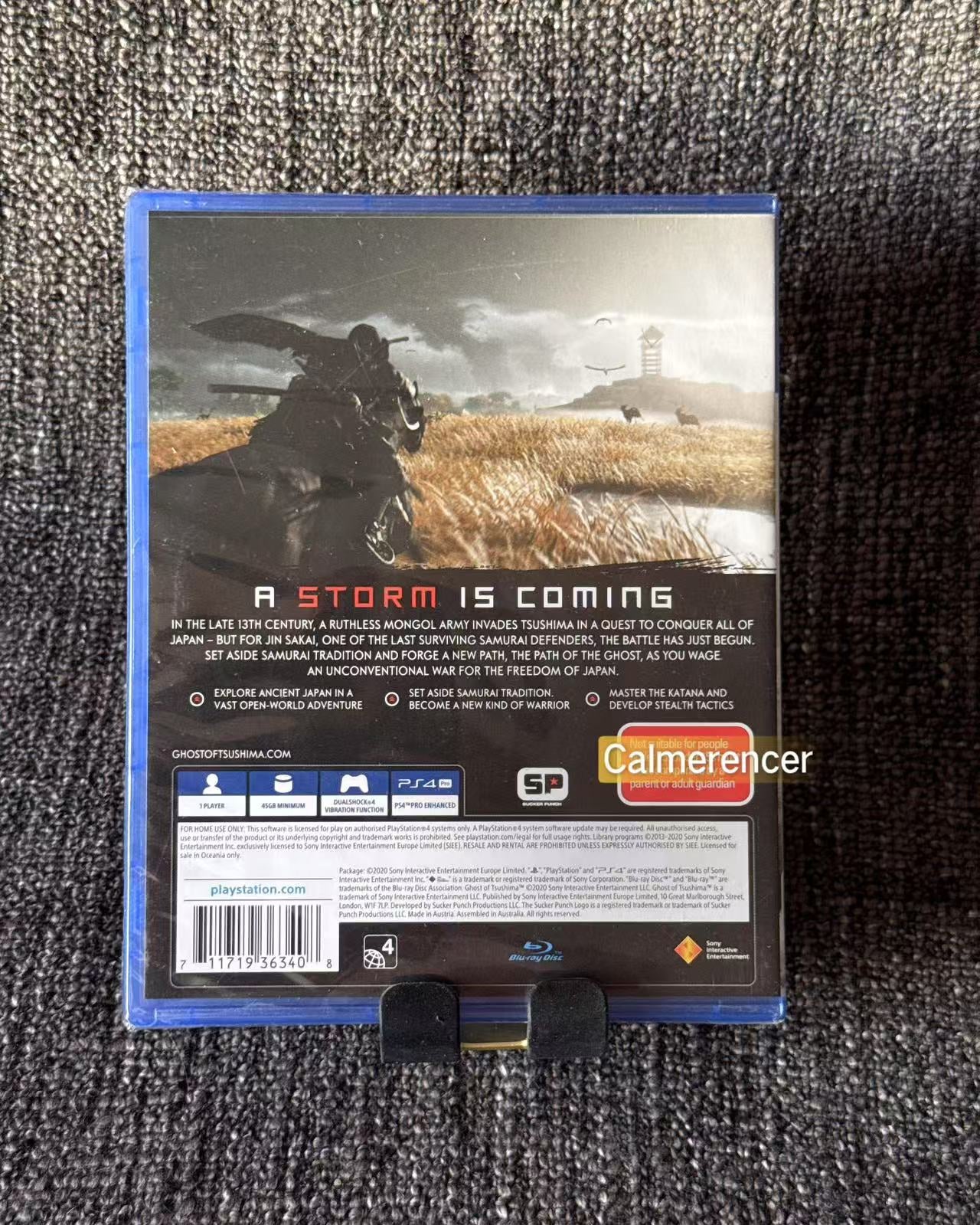 Ghost Of Tsushima Brand New & Sealed - Sony Playstation 4 (PS4) Game