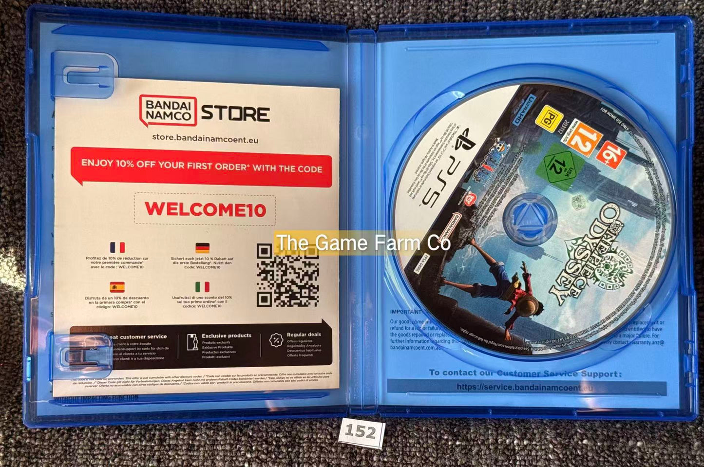 One Piece Odyssey Sony PlayStation 5 Complete PAL Tested Used