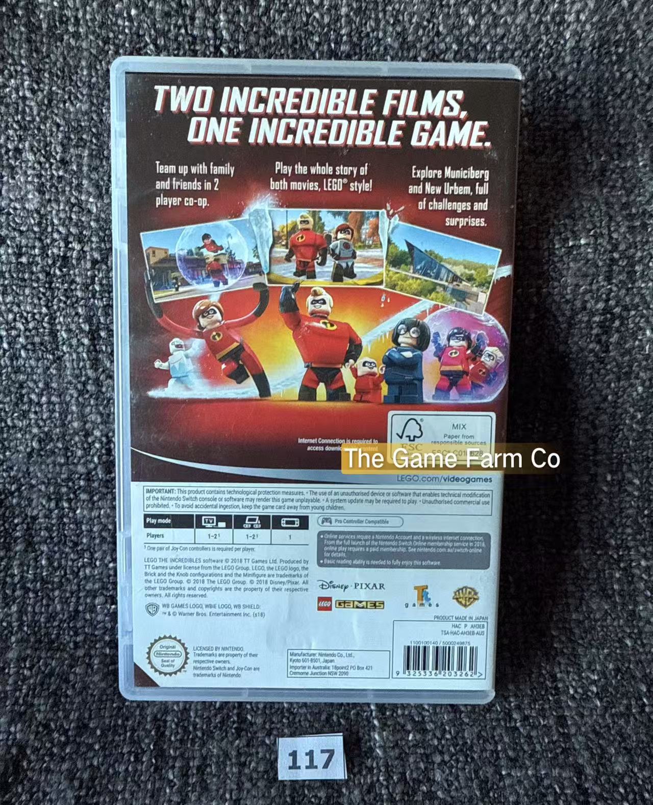 The Incredibles Lego Game - Nintendo Switch