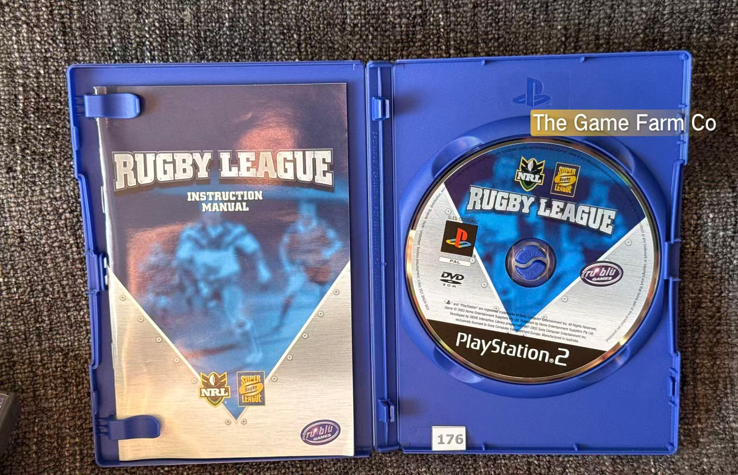 NRL Rugby League PS2 Physical Game CIB PAL Tested Used