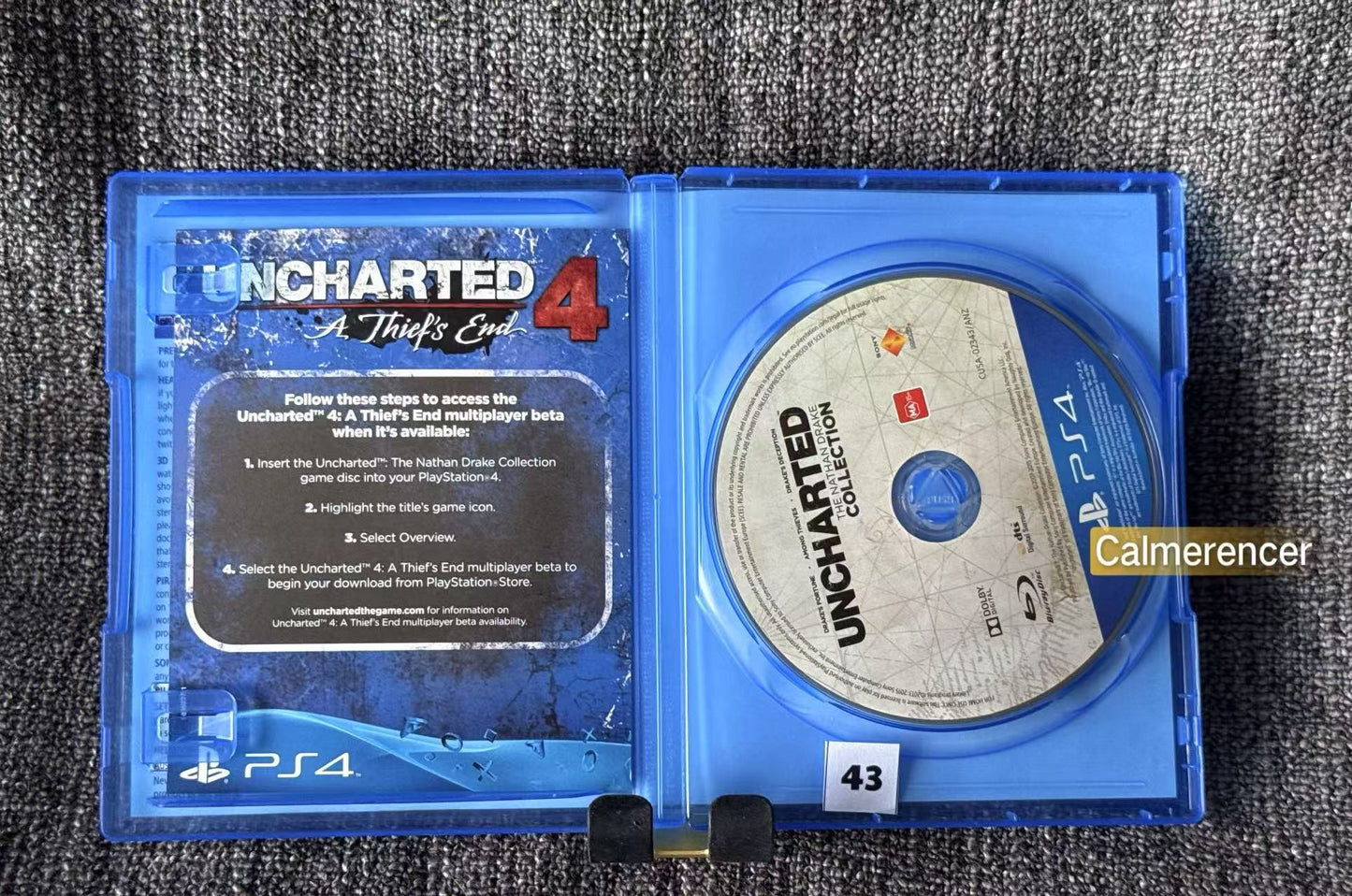 Uncharted The Nathan Drake Collection Sony Playstation 4 (PS4) Game