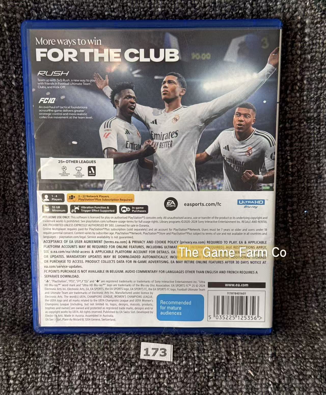 EA Sports FC 25 Sony PlayStation 5 Complete AUS Tested Used