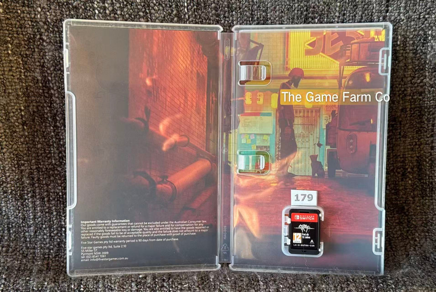 Stray (Nintendo Switch) Complete CIB Physical Cartridge PAL
