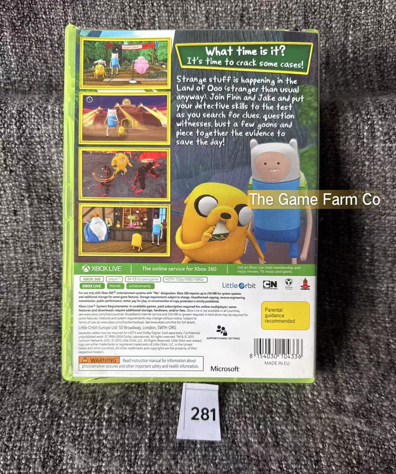 Adventure Time Finn & Jake Investigations - Xbox 360 Game
