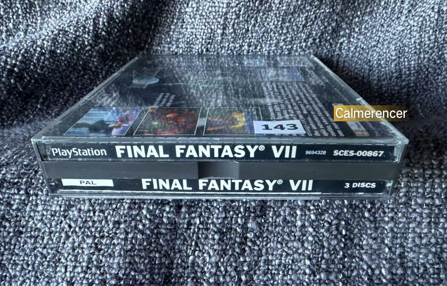 Final Fantasy VII  With FF VIII - Sony Playstation One (PS1) Game