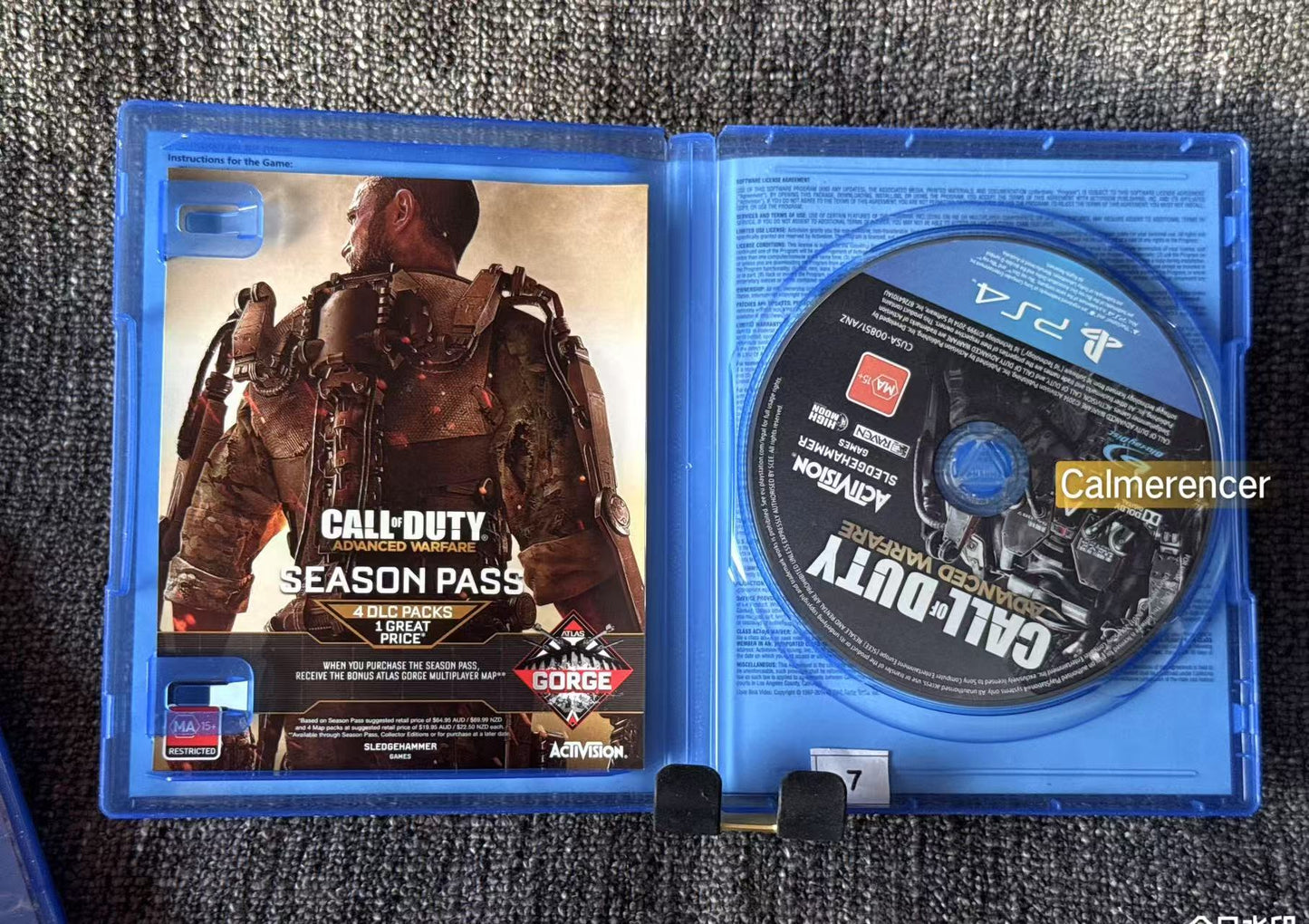 Call Of Duty Advance Warfare Sony Playstation 4 (PS4) Game
