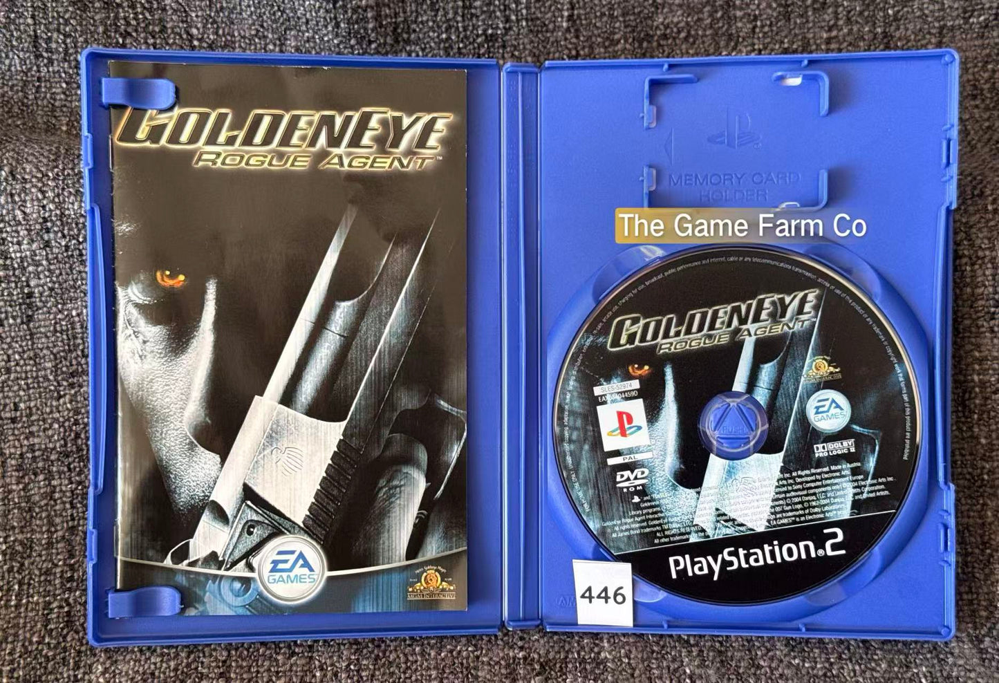 GoldenEye Rogue Agent PS2 Physical Game CIB PAL Tested Used