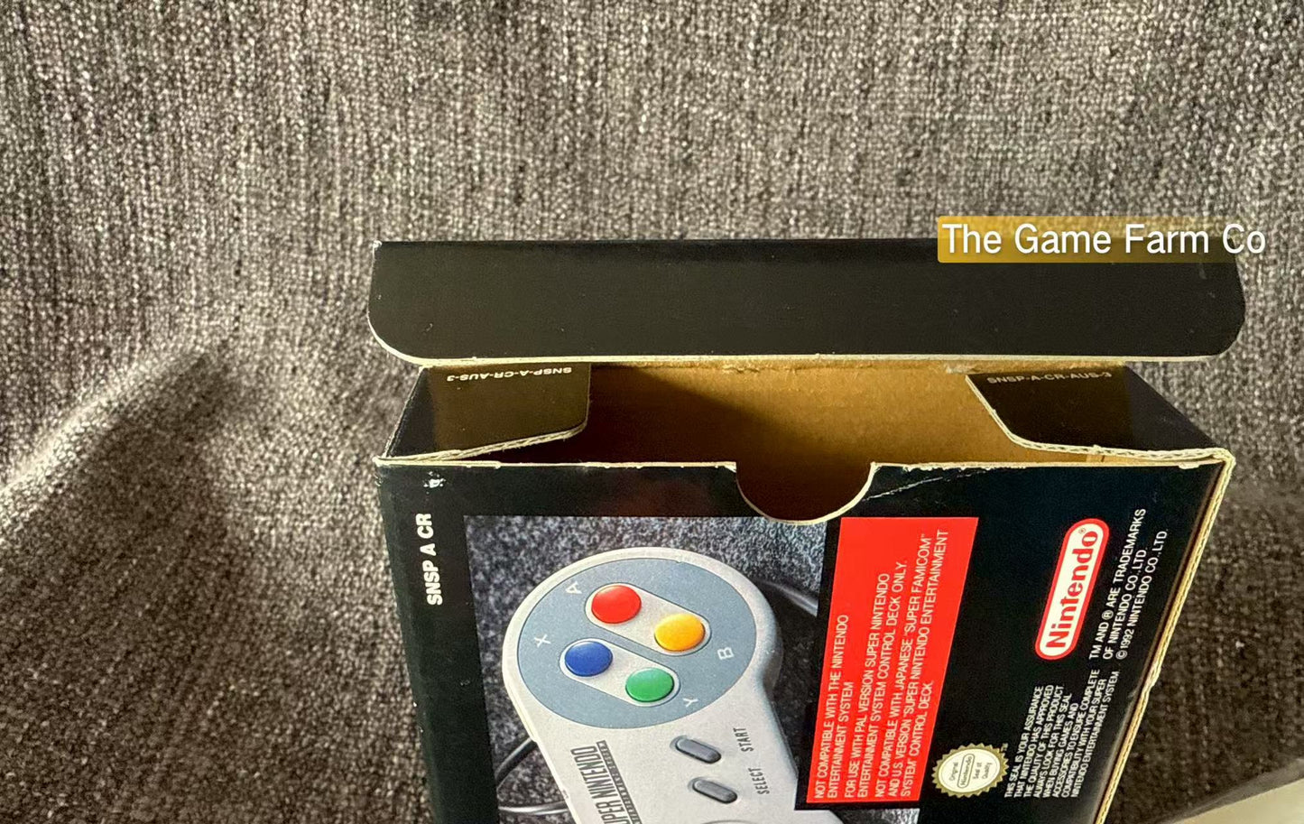 Super Nes Controller Boxed - Genuine Pal - Australian