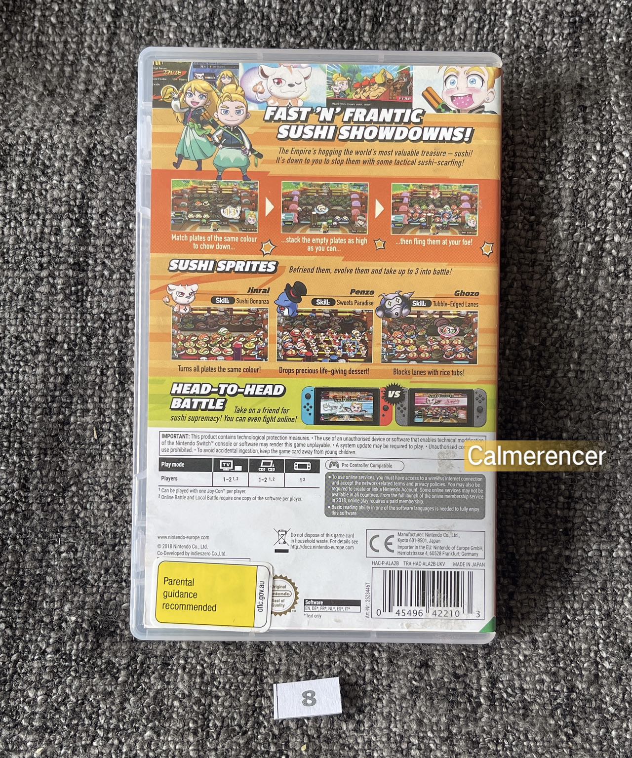 Sushi Striker The Way Of The Sushido Switch Game  - Nintendo