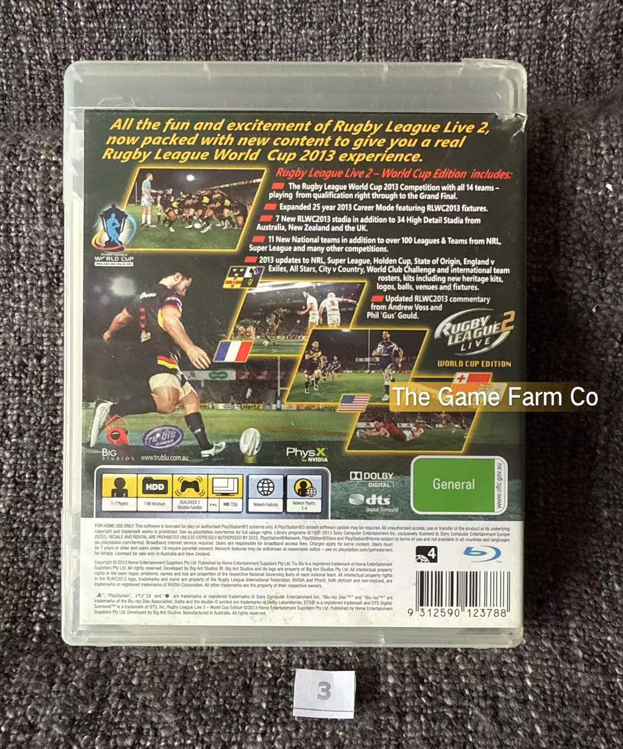 Rugby League Live 2 Game - PS3 - Sony Playstation 3