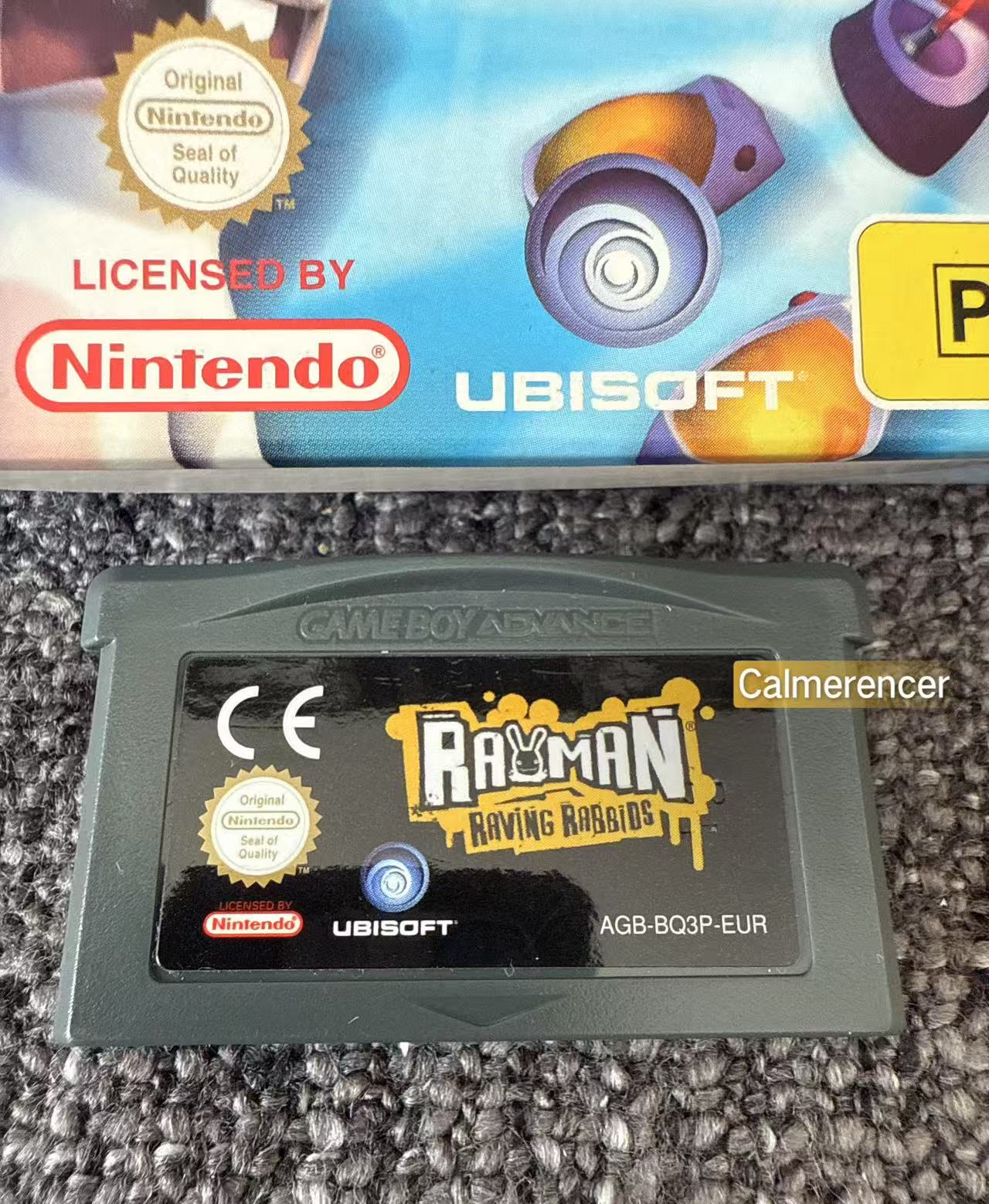 Raymand Raving Rabbids Boxed Game -Nintendo Gameboy Advance GBA - Pal Version