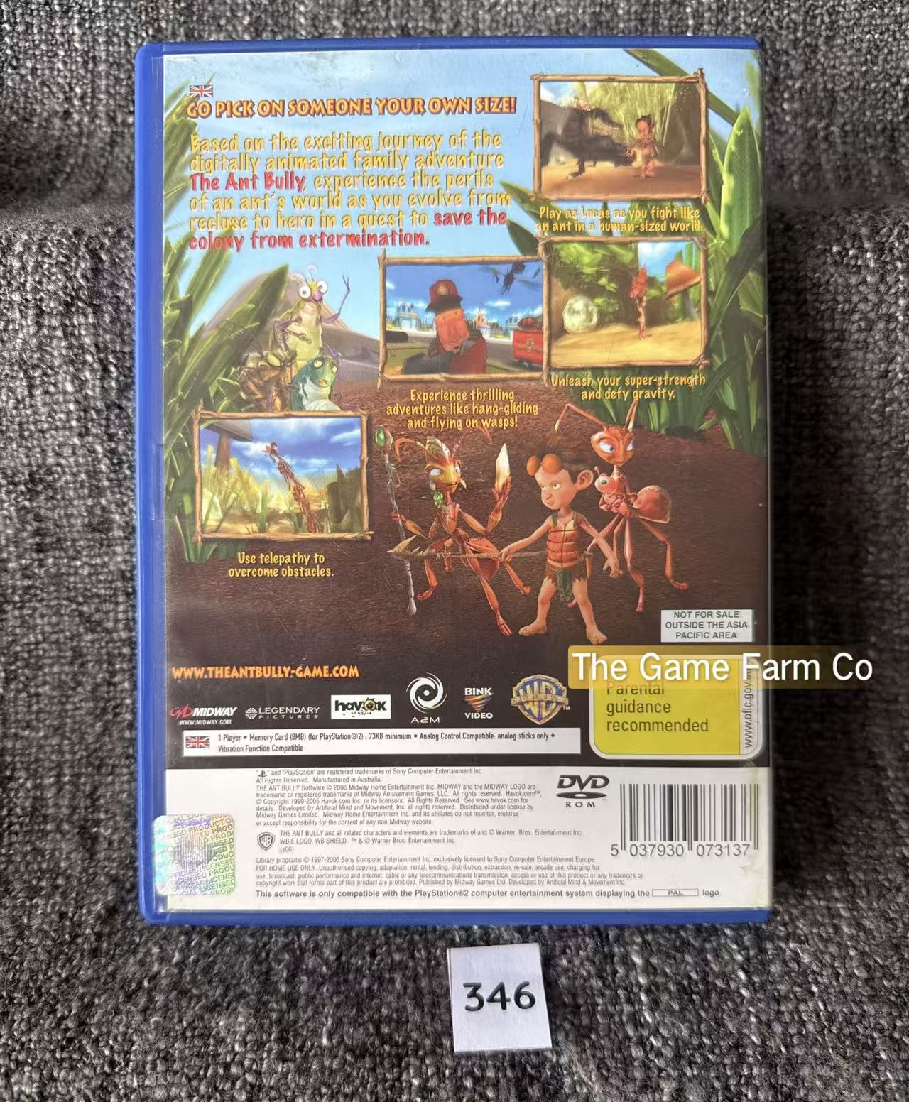 The Ant Bully Game- Sony PlayStation 2 (PS2)
