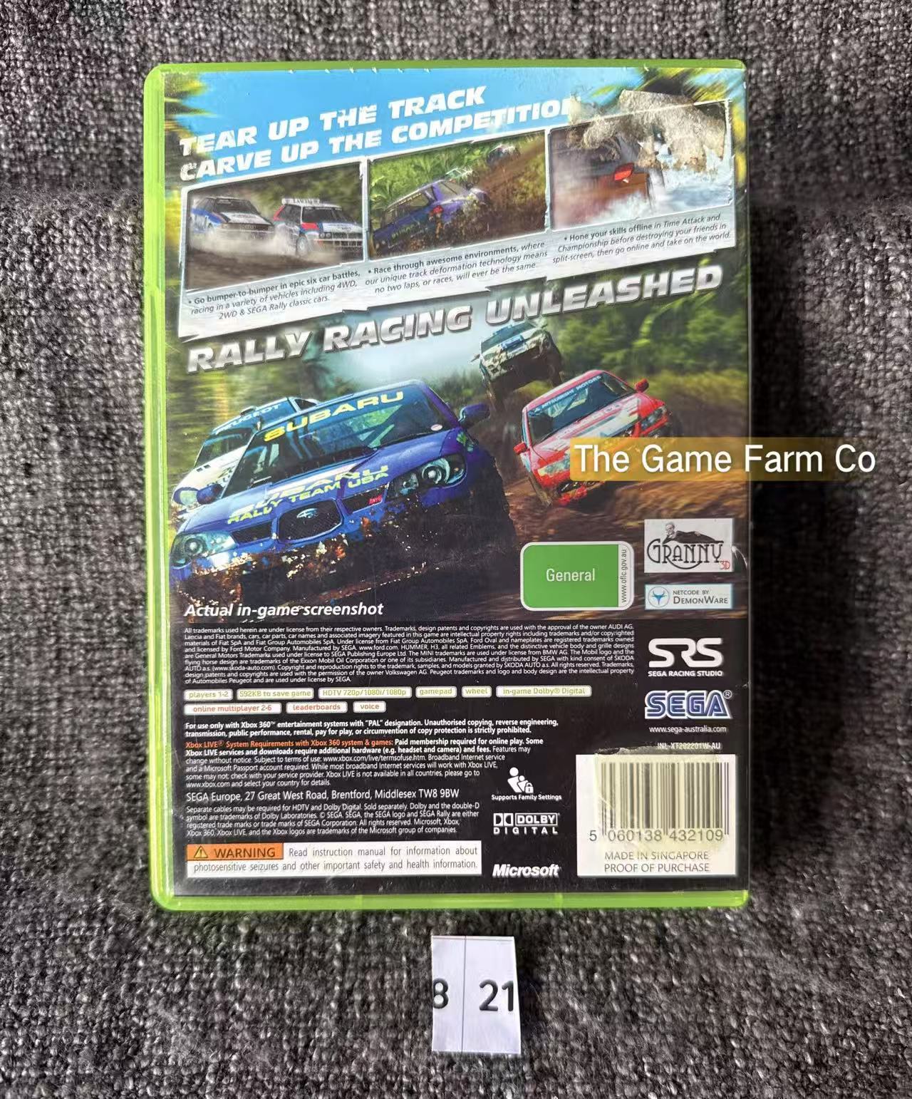Sega Rally - Xbox 360 Game