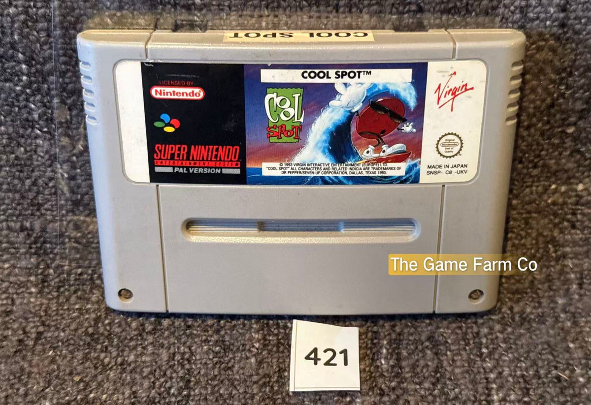 Cool Spot Super Nintendo (SNES) Loose Used PAL Version
