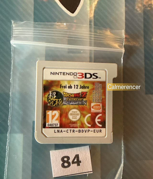 Dragonball Z Extreme Butoden  Game - No case Nintendo 3DS