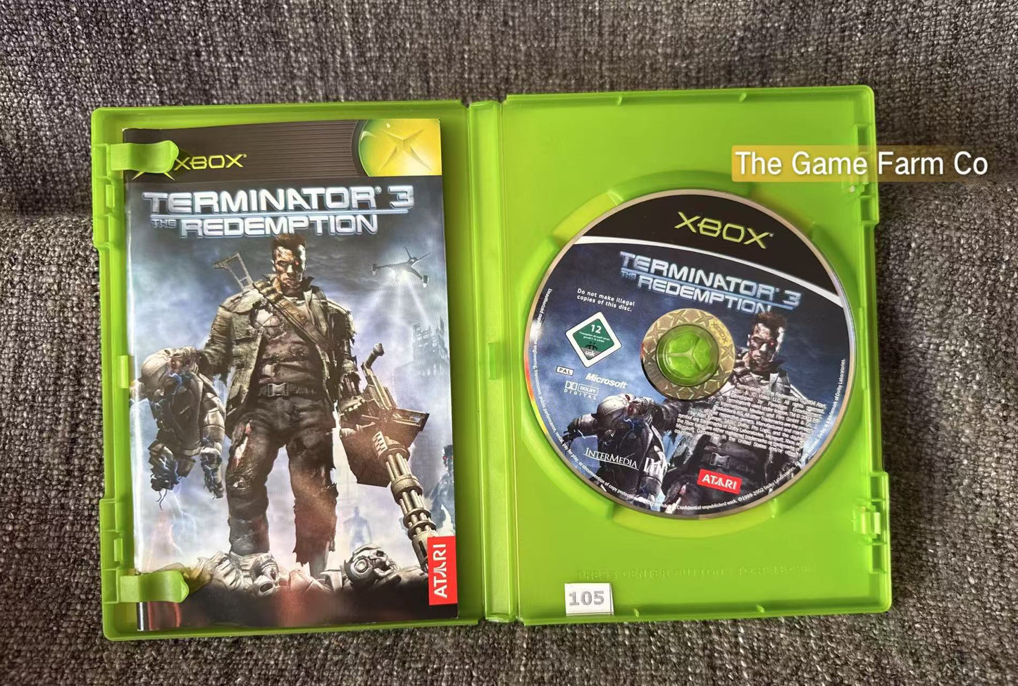 Terminator 3 The Redemption Game Microsoft Xbox Original