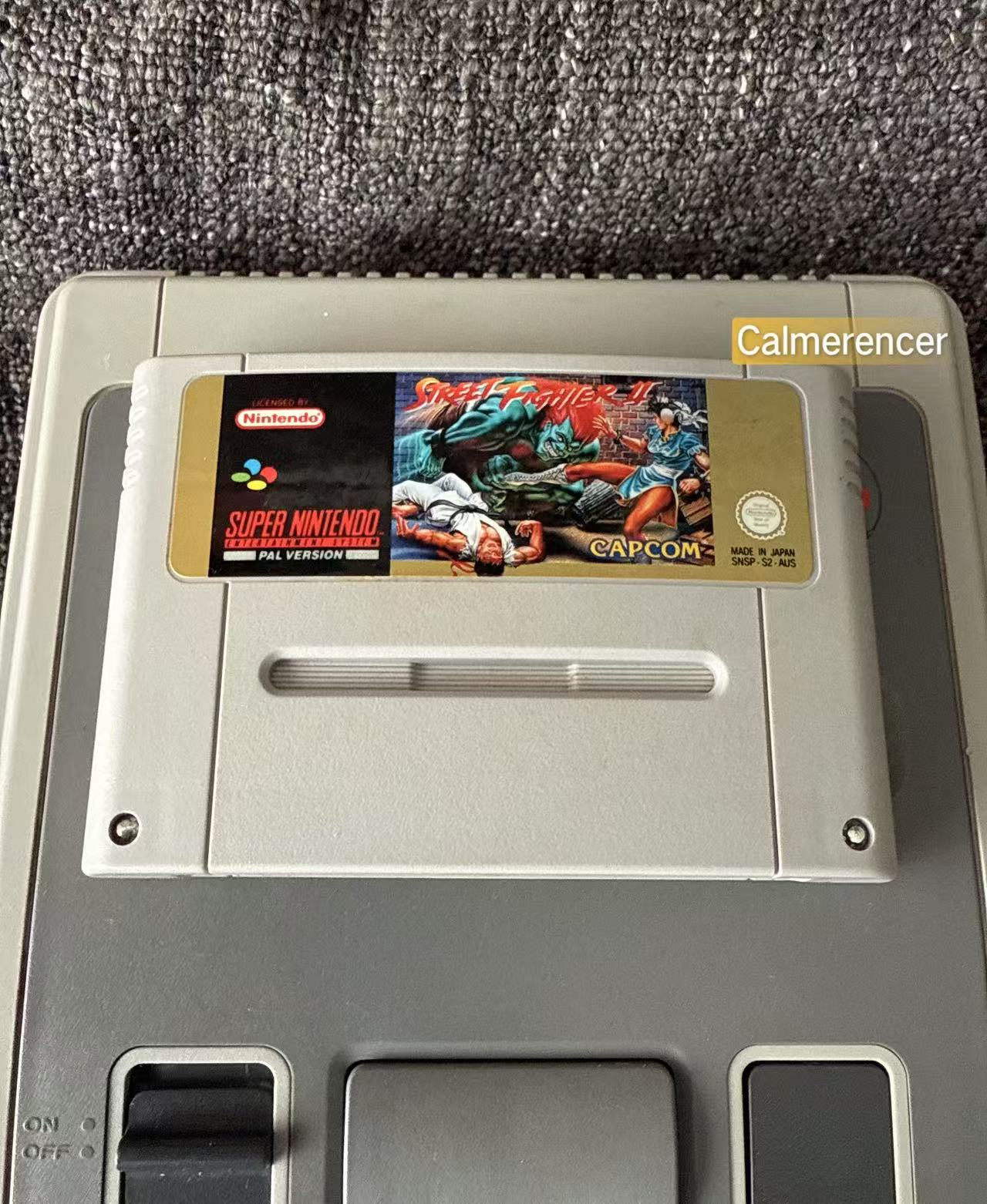 Super Nintendo Street Fighter II Console Bundle (Snes) Pal Version