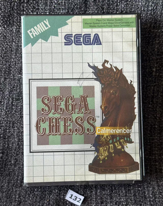 Sega Chess - No manual Game - Sega Master System