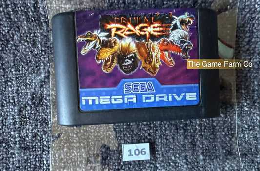 Primal Rage Game (No case) - Sega Mega Drive