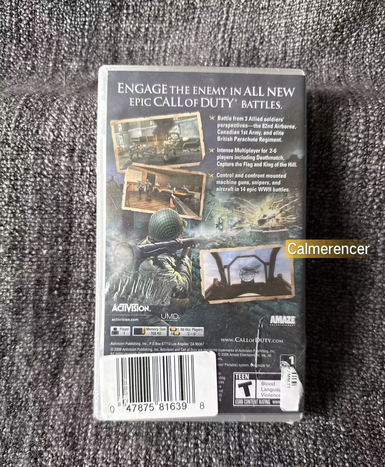 Call Of Duty Roads To Victory PSP Game - PlayStation Portable