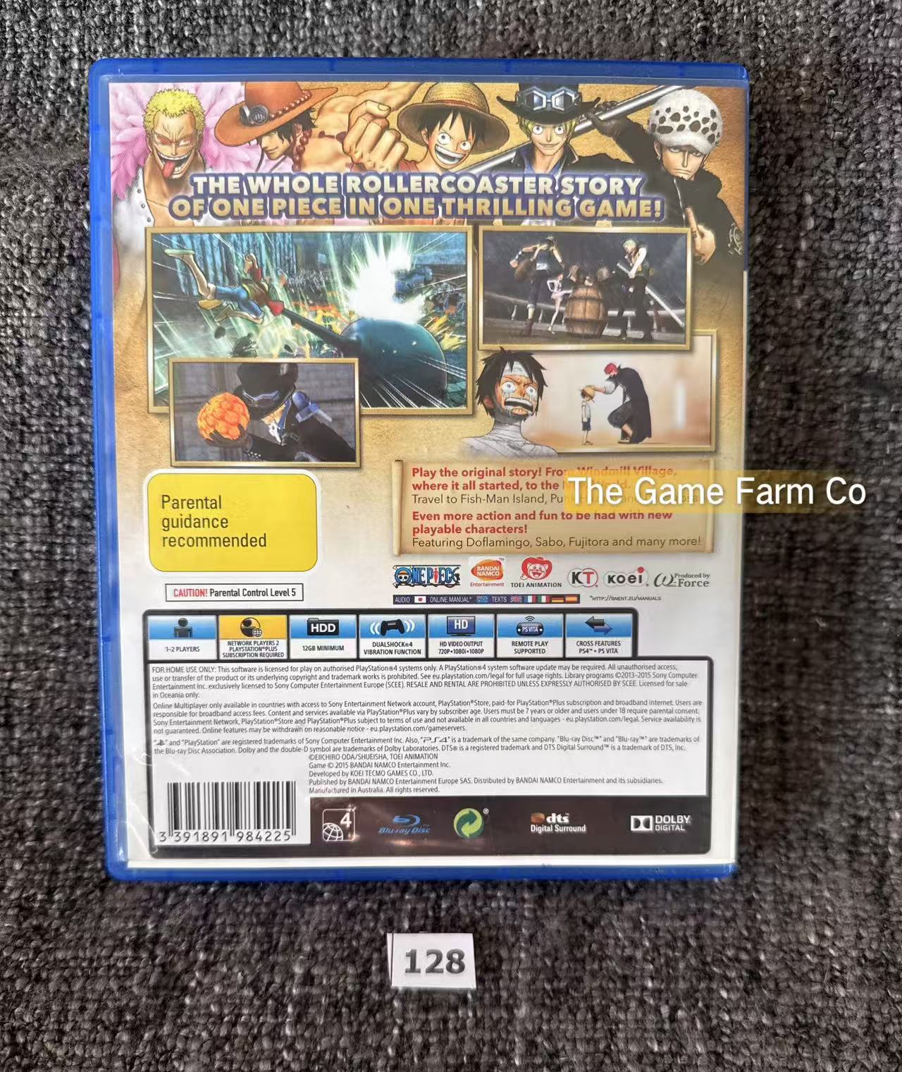 One Piece Pirate Warriors 3 Sony Playstation 4 (PS4) Game