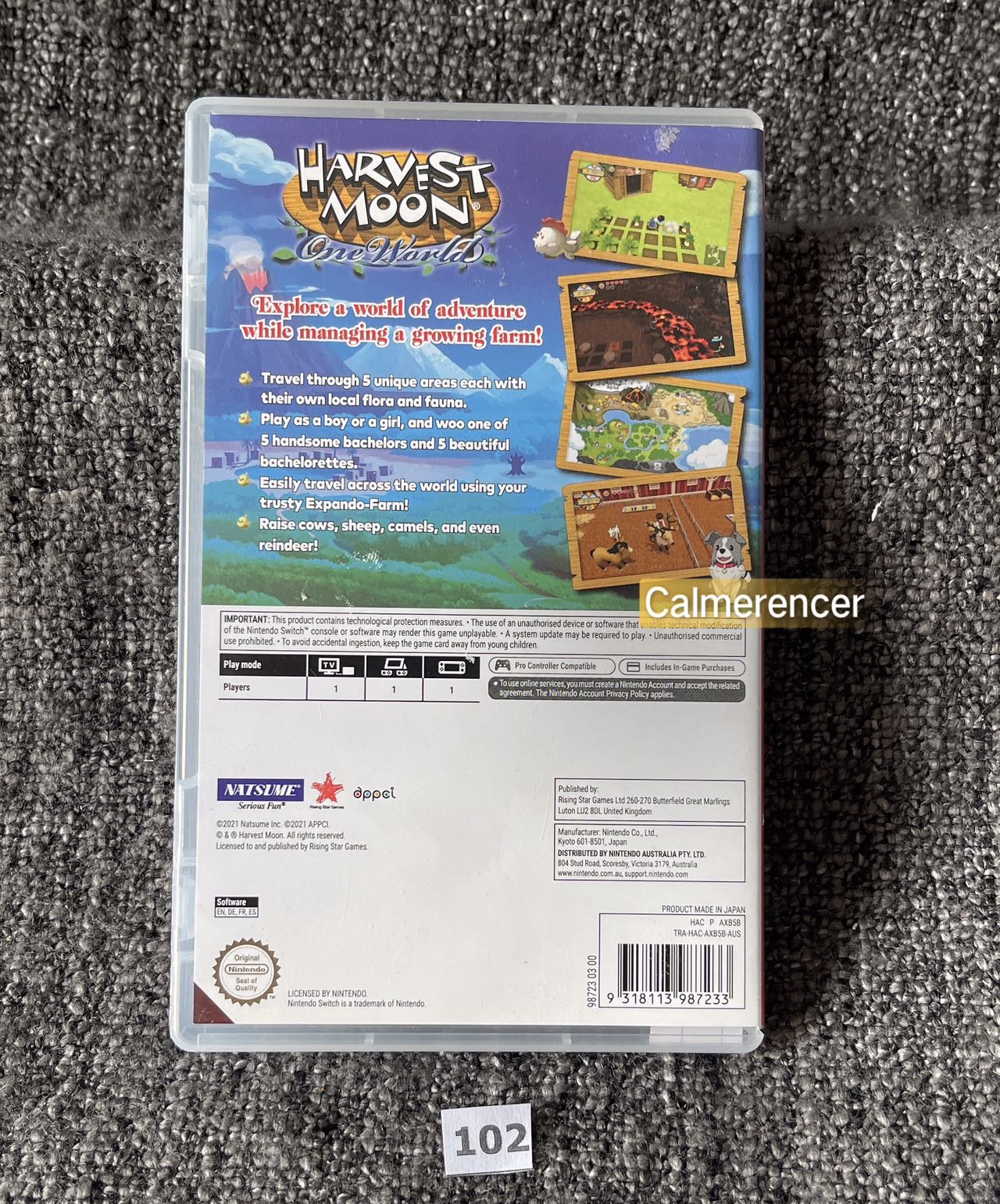Harvest Moon One World Game - Nintendo Switch