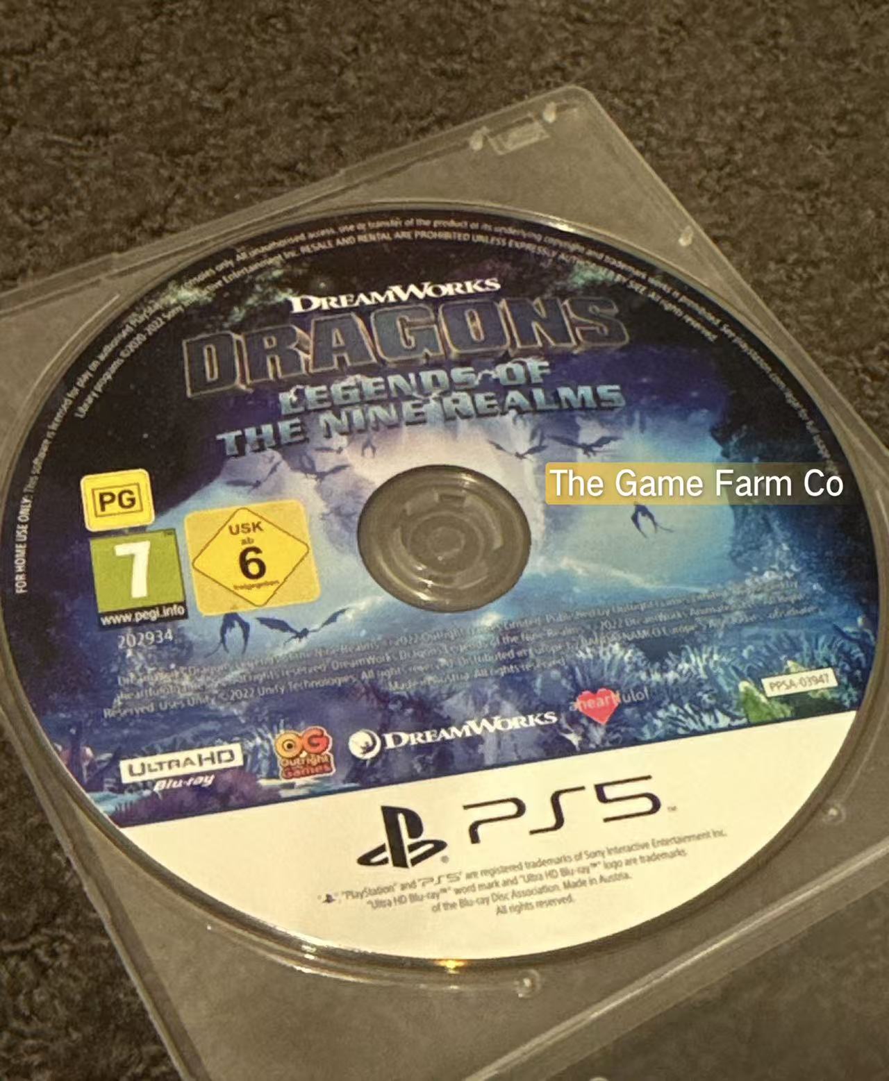Dragons Legends Of The Nine Realms Loose Game - Sony Playstation 5 - Pal Version
