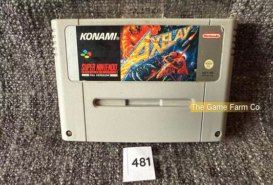 Axelay Super Nintendo (SNES) Loose Used PAL Version