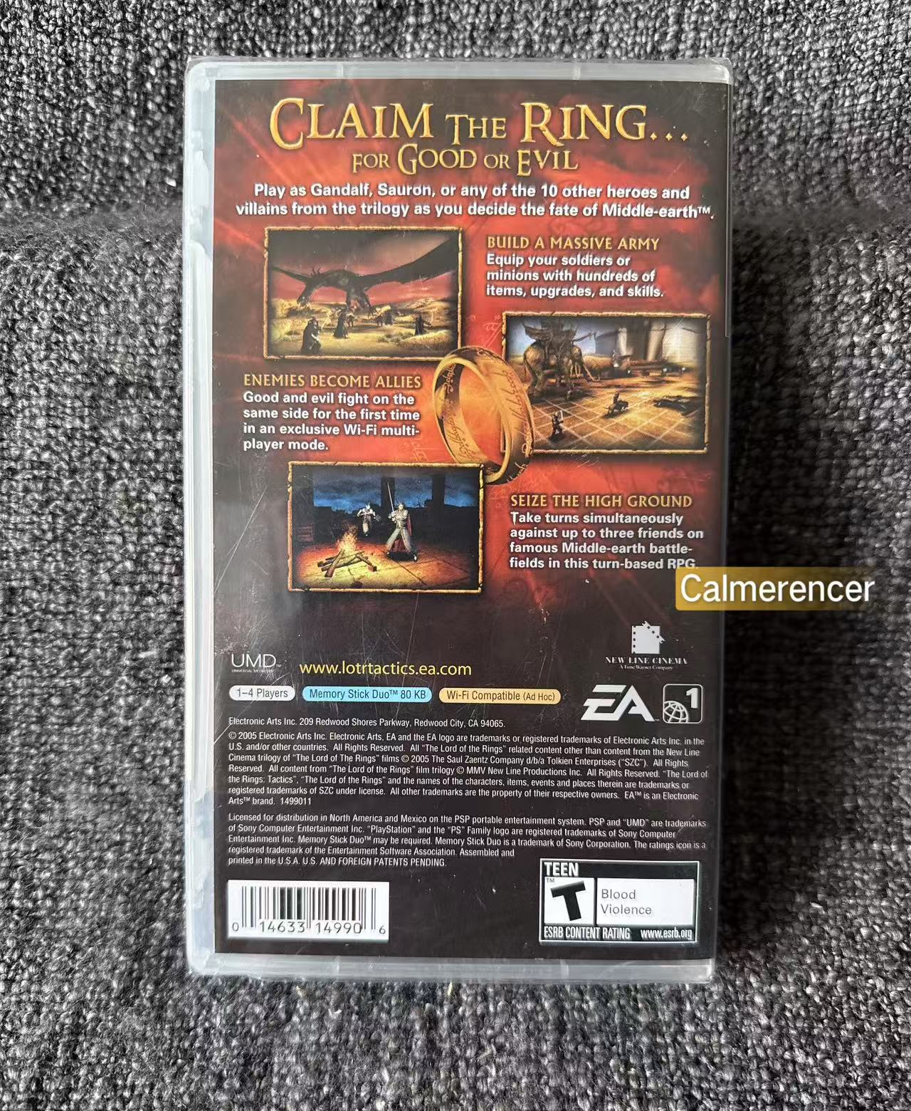 Brand New & Sealed Lord Of The Rings Tactics PSP Game - PlayStation Portable