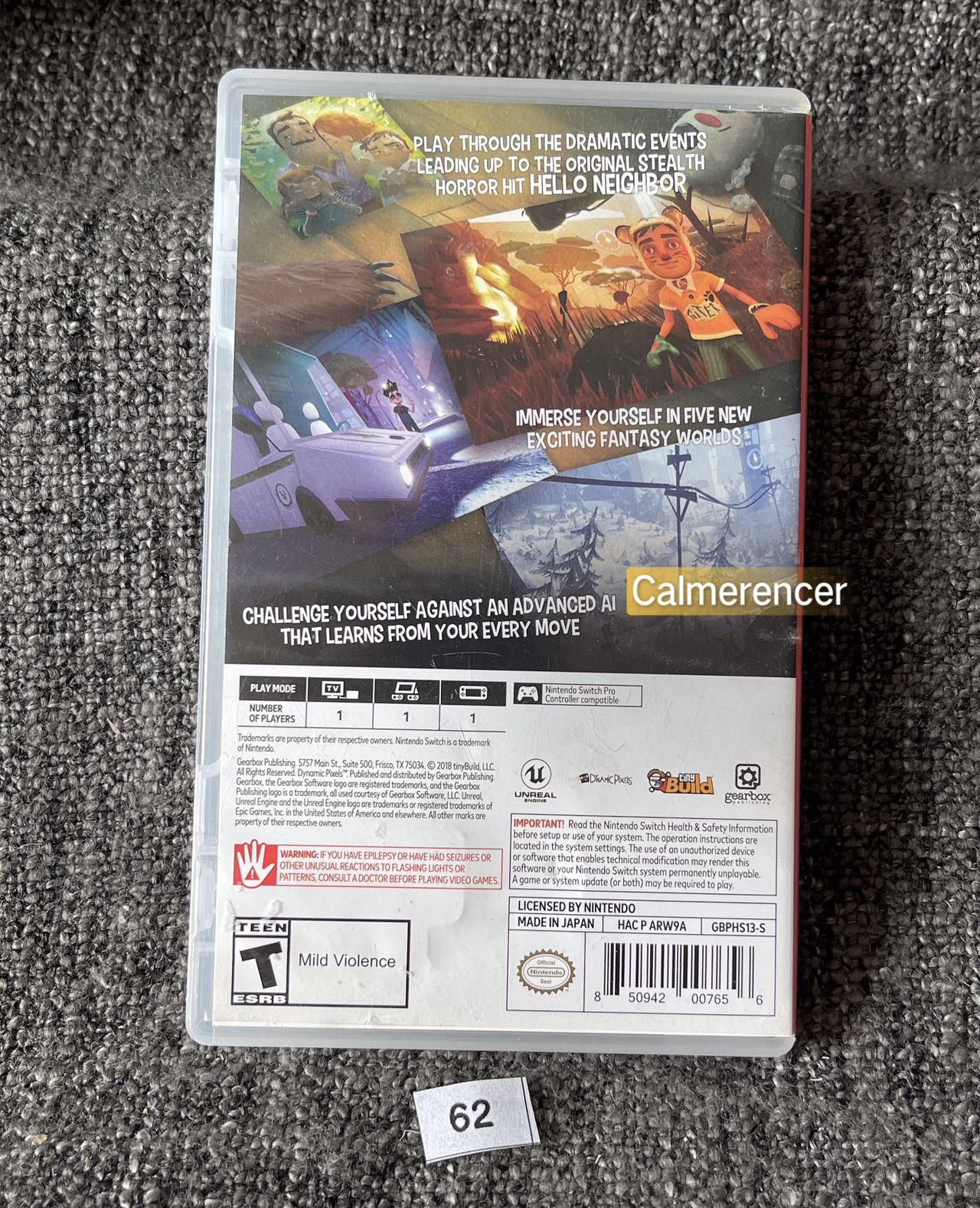 Hello Neighbor Hide & Seek Game - Nintendo Switch