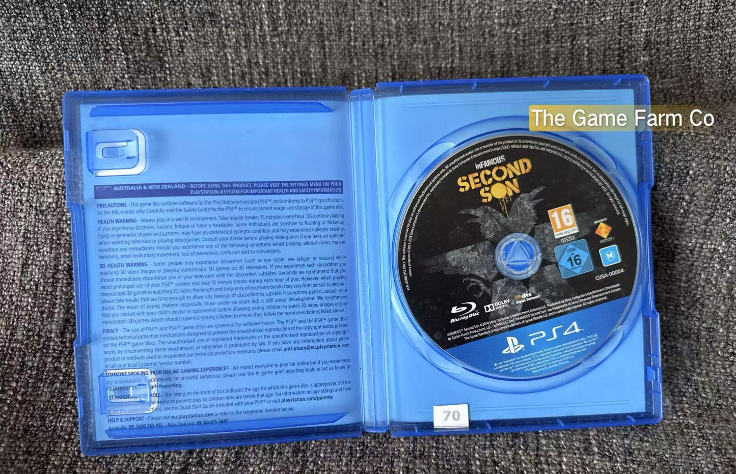 InFamous Second Son Sony Playstation 4 (PS4) Game