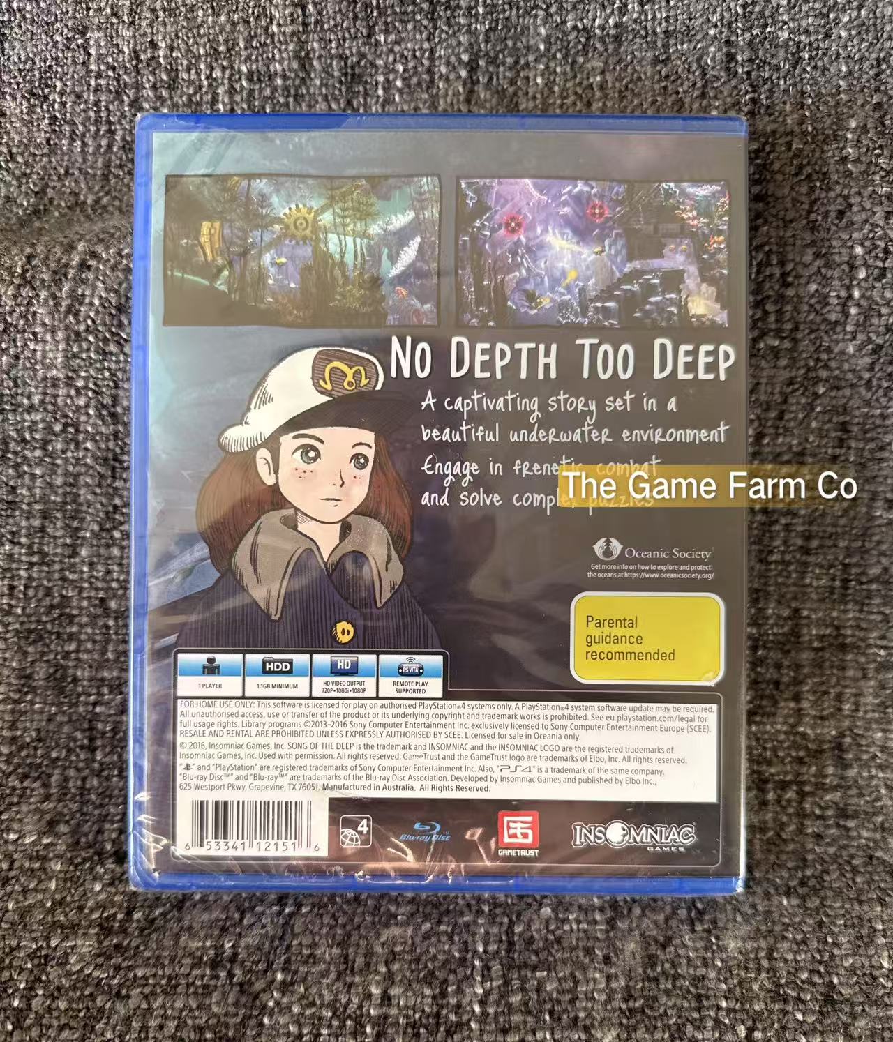 Song Of The Deep - Brand New & Sealed Sony Playstation 4 (PS4) Game