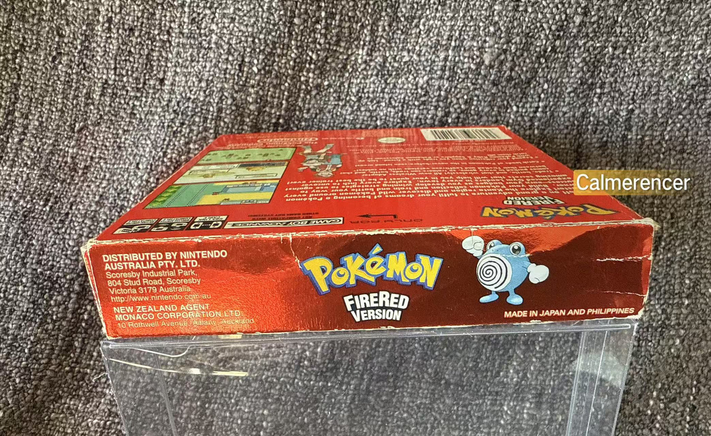 Pokemon Fire Red Version Boxed Game -Nintendo Gameboy Advance GBA - Pal Version