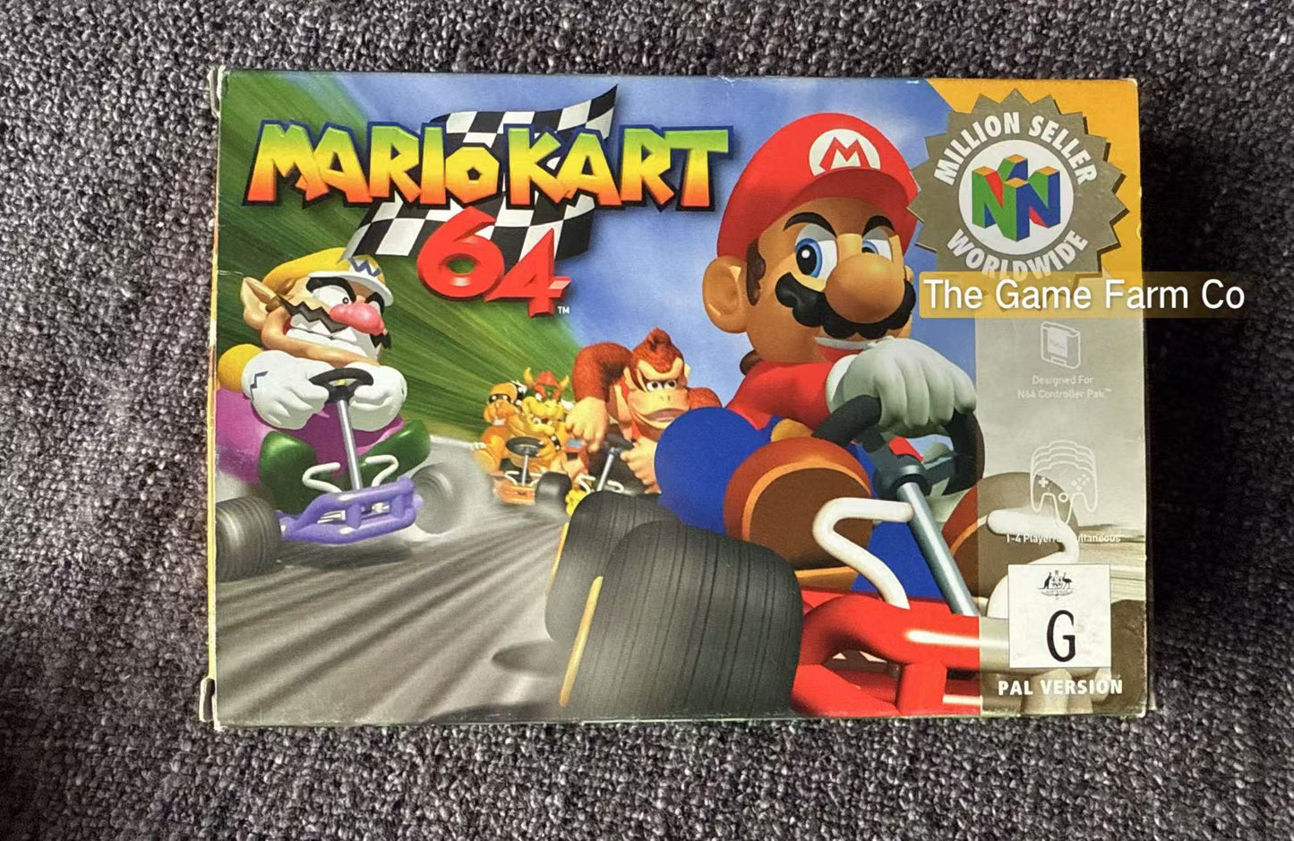 Mario Kart Game Boxed - Nintendo 64 / N64 - Pal Version