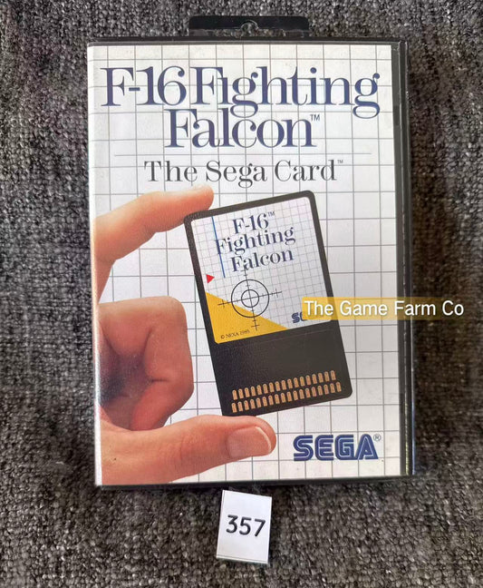 F-16 Fighting Falcon Game - The Sega Card