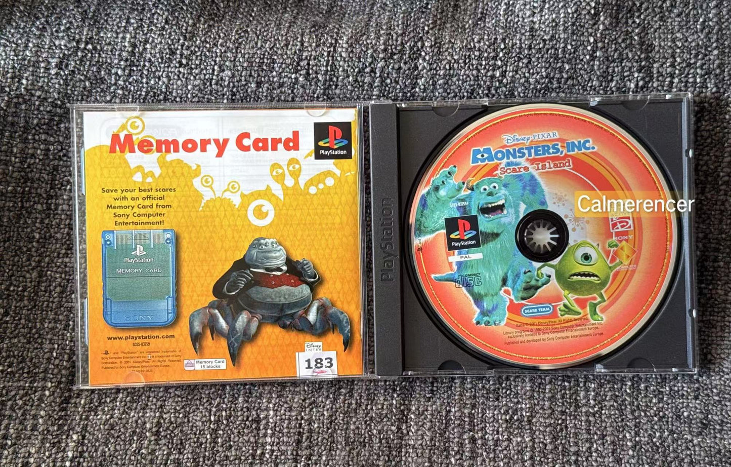 Monster Inc Scare Island - Sony Playstation One (PS1) Game