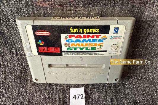 Fun 'n Games Super Nintendo (SNES) Loose Used PAL Version